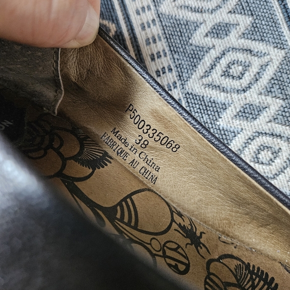 Fly London black leather wedges - Picture 4 of 9